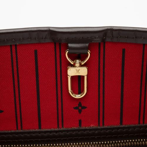 Louis Vuitton Brown Damier Ebene Coated Canvas Neverfull PM Gold Hardware, 2021 (Like New), Womens Handbag