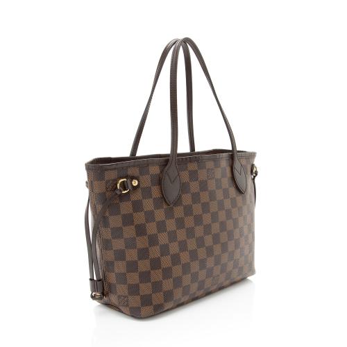 Louis Vuitton Damier Ebene Neverfull PM Tote