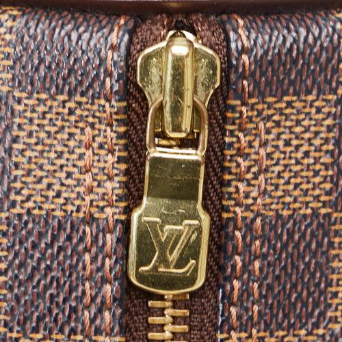 LOUIS VUITTON Papillon 26 Damier Ebene Satchel Bag Brown