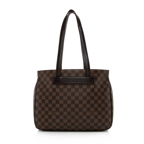 LOUIS VUITTON DAMIER EBENE PARIOLI PM TOTE BAG (2004) - CRTBLNCHSHP