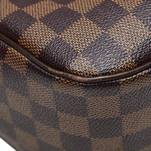 Louis Vuitton Brown, Pattern Print Damier Ebene Parioli Tote