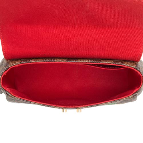 Louis Vuitton Damier Ebene Patches Croisette Shoulder Bag