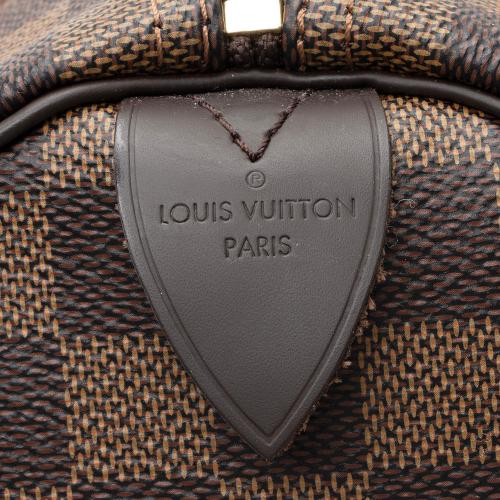 Louis Vuitton Damier Ebene Speedy 30 Satchel