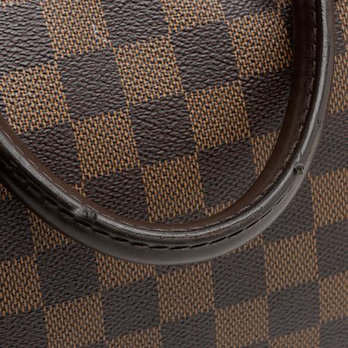 Louis Vuitton Brown, Pattern Print Damier Ebene Speedy 35