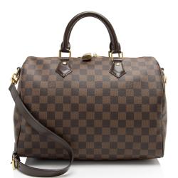 Louis Vuitton Damier Ebene Speedy Bandouliere 30 Satchel