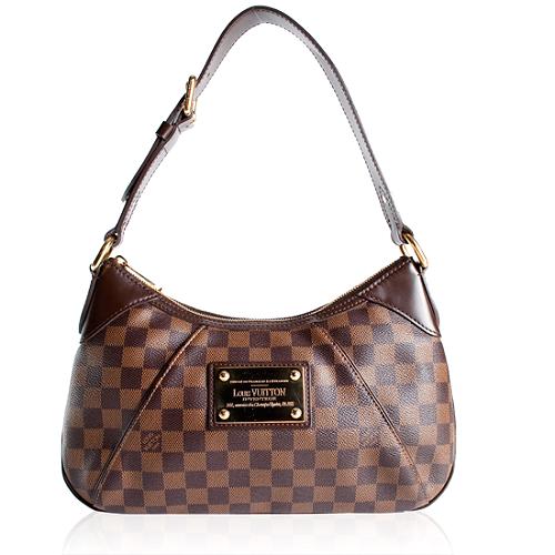 Louis Vuitton Damier Ebene Thames PM Shoulder Handbag