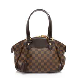 Louis Vuitton Damier Ebene Verona PM Shoulder Bag