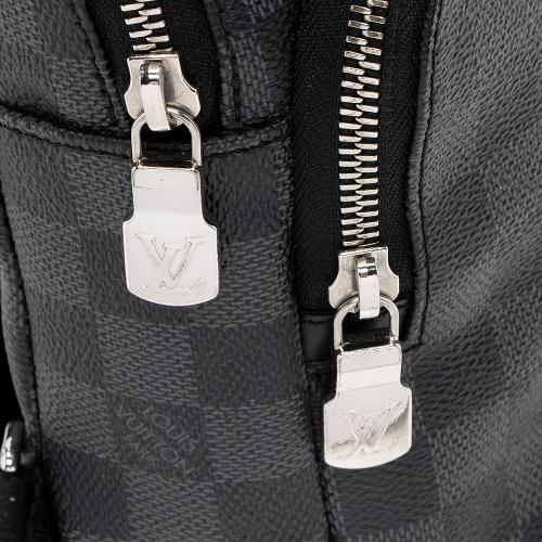LOUIS VUITTON Avenue Sling Damier Graphite Backpack Grey