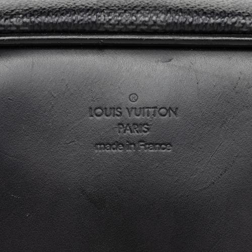 Louis Vuitton Damier Graphite Coated Canvas & Black Calfskin Leather T