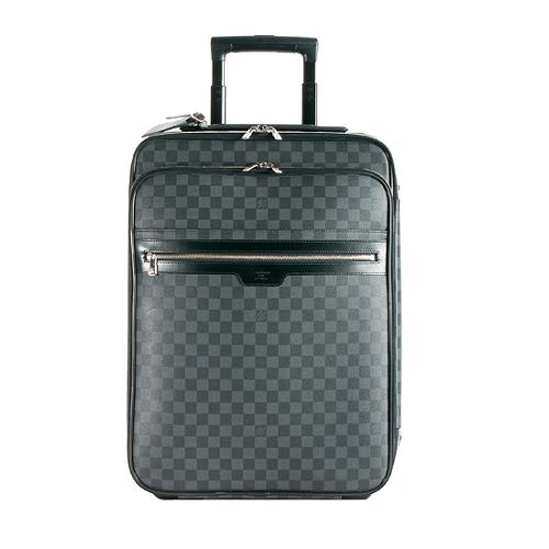 Louis Vuitton Damier Graphite Pegase 55 Business NM Rolling Luggage