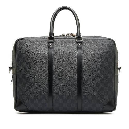 Louis Vuitton Damier Graphite Canvas Porte Documents Voyage GM Bag Louis  Vuitton