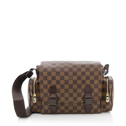 Louis Vuitton Damier Ebene Reporter Melville Bag - Brown Messenger Bags,  Bags - LOU300754