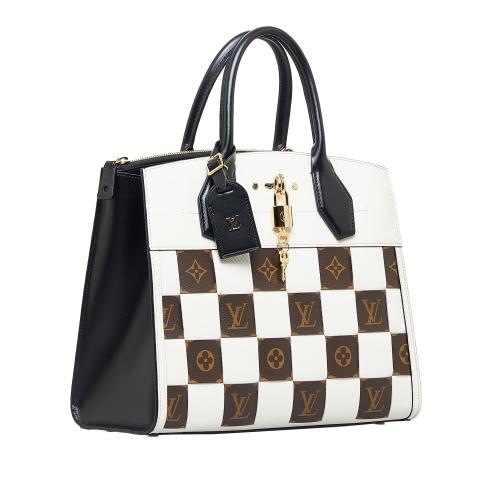 Louis Vuitton City Steamer mm Shoulder Bag(White)