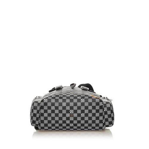 Louis Vuitton Virgil Abloh Black And White Damier Distorted Coated