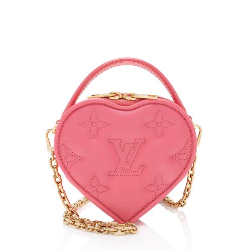 Louis Vuitton Embroidered Monogram Pop My Heart Bag Pouch