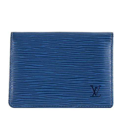 Louis Vuitton Epi Leather 2 Card Vertical Wallet