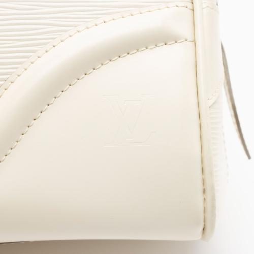 Louis Vuitton Louis Vuitton Bowling Montaigne GM White Epi Leather
