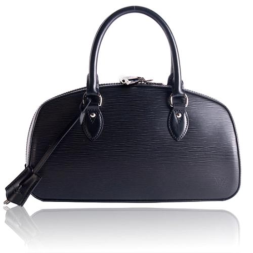 Louis Vuitton Jasmin Black Epi Leather Hand Bag + Strap at 1stDibs