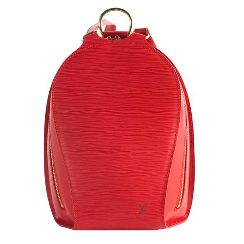 LOUIS VUITTON Epi Mabillon Backpack Castillan Red 99110