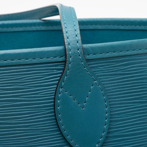 Louis Vuitton Blue Epi Leather Neverfull MM Bag Louis Vuitton
