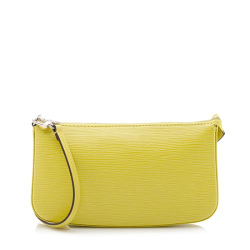Louis Vuitton Yellow Epi Leather Pochette Accessoires NM Pouch