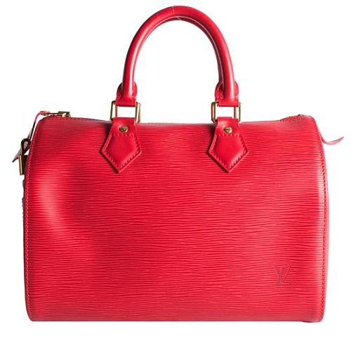 Louis Vuitton Epi Leather Speedy 25 Satchel Handbag
