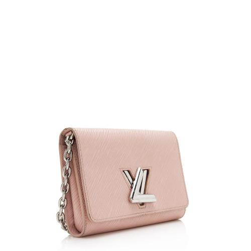 Louis Vuitton, Bags, Louis Vuitton Twist Chain Wallet Epi Pink
