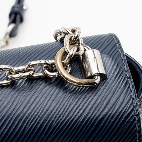 Louis Vuitton Very Chain Bag Whipstitch Leather Silver