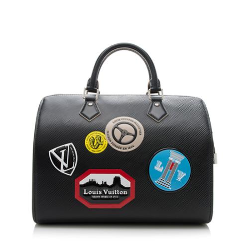 Louis Vuitton Epi Leather World Tour Speedy 30 Satchel