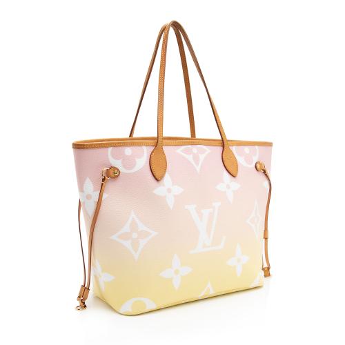 Louis Vuitton Giant Monogram Canvas by The Pool Neverfull mm Tote