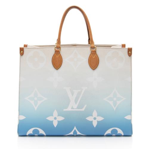 Giant monogram on the go clearance tote