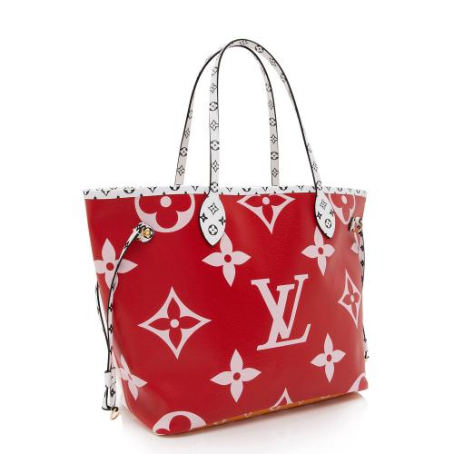 Louis Vuitton Neverfull Monogram Giant MM Red/Pink Lining in