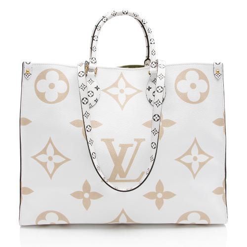 Louis Vuitton Giant Monogram Canvas Onthego Gm Tote 