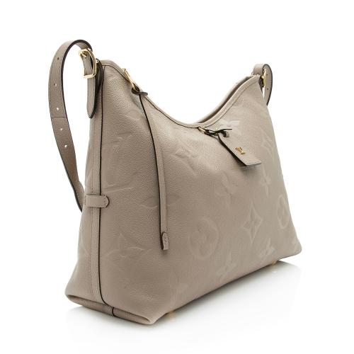 Louis Vuitton Giant Monogram Empreinte CarryAll MM Shoulder Bag