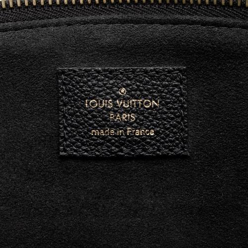 Louis Vuitton Empreinte Monogram Giant Petit Palais Black Beige