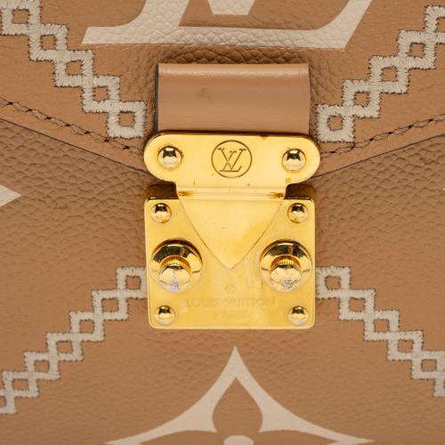 Louis Vuitton Giant Monogram Empreinte Broderies Pochette Metis Shoulder Bag