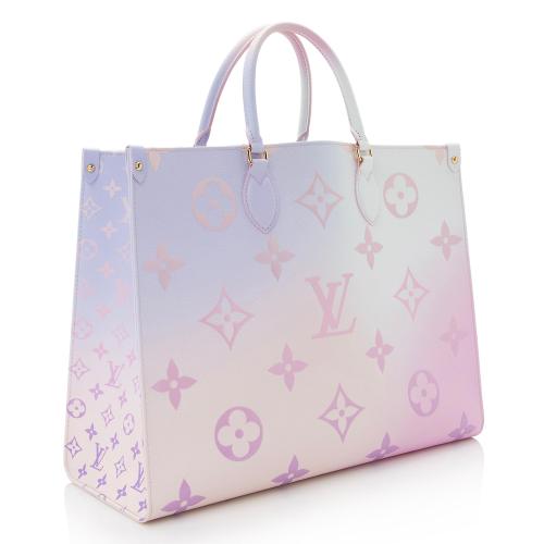 Louis Vuitton Pattern Print, Purple Monogram Giant Spring in The City OnTheGo GM
