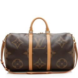 Louis Vuitton Giant Monogram Keepall Bandouliere 50 Duffel Bag