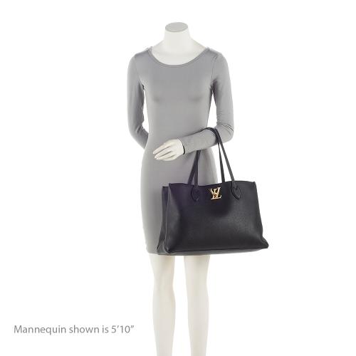Louis Vuitton - NEW LV Lockme Shopper - Black Leather Shoulder Bag