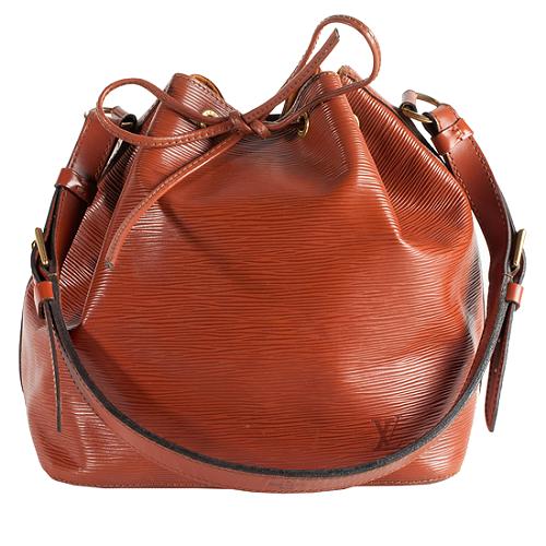Louis Vuitton Kenyan Fawn Epi Leather Petit Noe Shoulder Bag