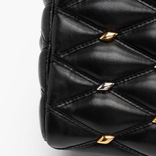 Louis Vuitton Lambskin Studded GO-14 PM Shoulder Bag