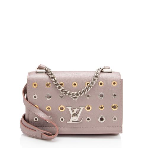 Louis Vuitton Leather Grommet Lockme II BB Bag