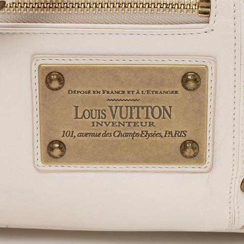 Louis Vuitton Leather Limited Edition Riveting Satchel
