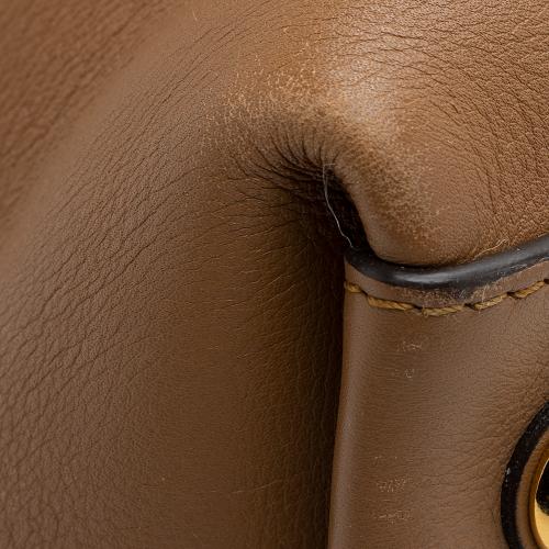 Louis Vuitton Noisette Parnassea Leather Bagatelle Bag - Yoogi's Closet