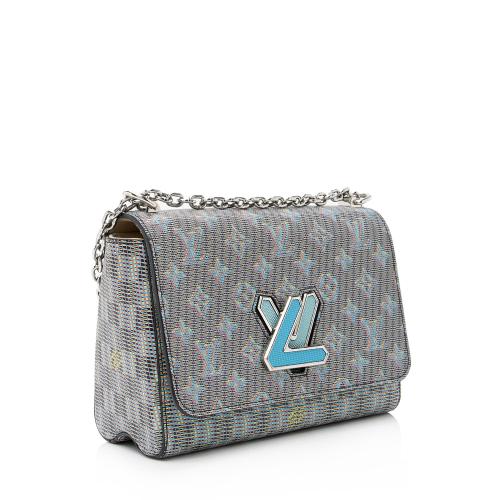 White Louis Vuitton Twist MM Shoulder Bag