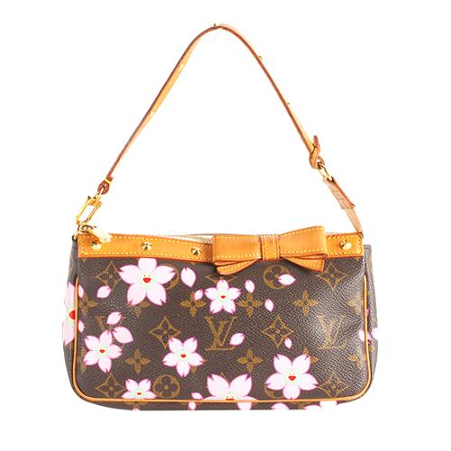 Louis Vuitton Limited Edition Cherry Blossom Pochette Accessoires Shoulder Bag