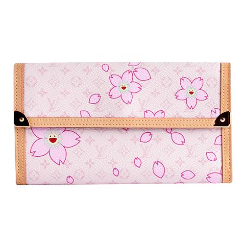 louis vuitton monogram cherry blossom wallet