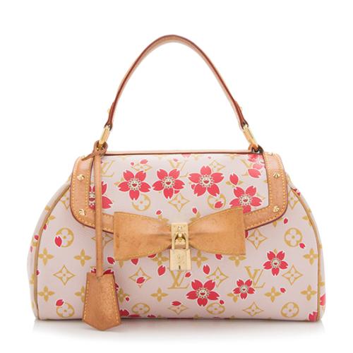 Louis Vuitton, Bags, Authentic Louis Vuitton Cherry Blossom Monogram Sac  Retro Tote Limited Edition