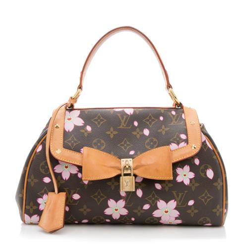 Louis Vuitton Limited Edition Cherry Blossom Sac Retro Satchel 