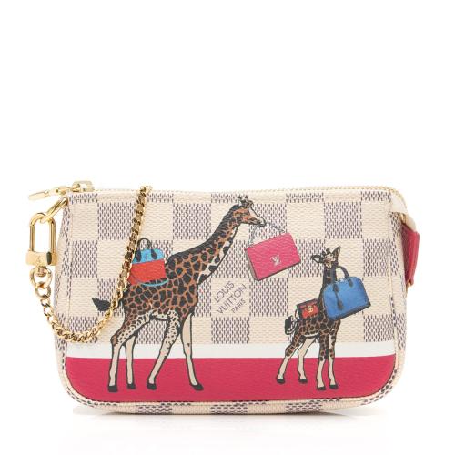 Louis Vuitton Limited Edition Damier Azur Animation Giraffe Mini ...